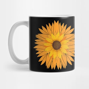 Little Aesthetic Sunflower Mug